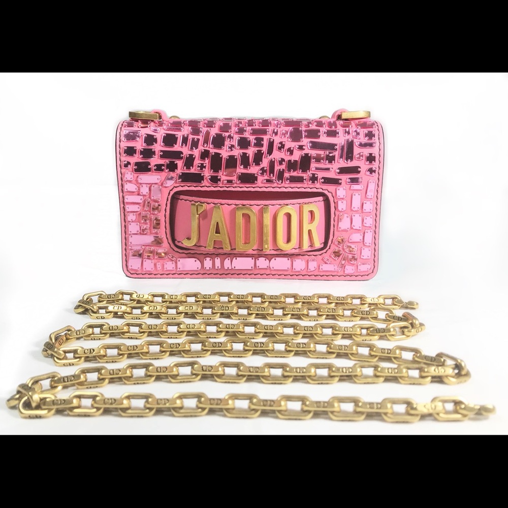 Christian Dior Pink Mini J'Adior Bag In Mosaic 👛 - Picture 2 of 7